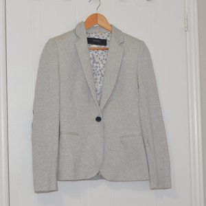 Zara Basics Women Blazer - Light Gray - S